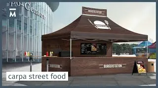 Carpa Plegable para puestos de comida | Mastertent®