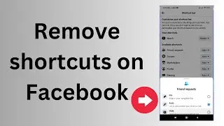 How to remove shortcuts on Facebook (Updated July 2023)
