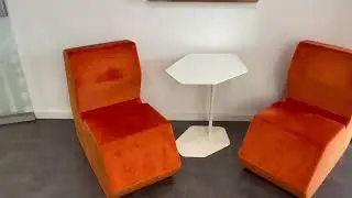 Heute dreht sich alles um Sessel, Stühle und Sitzmöbel für Lounge und Kantine