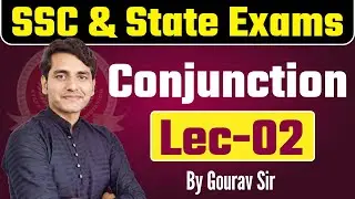 All Competition Exam English Live Class | SSC Exam English Live Class-2 Conjunction | By Gourav Sir