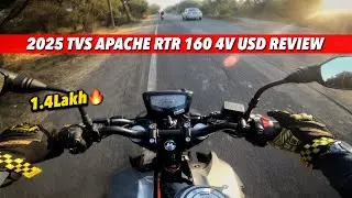 2025 TVS Apache RTR 160 4V USD Review | Worth buying 160cc bike ?