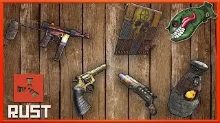 Rust Skins | Tempered SMG, Caution Python, Primal SAR, Quarantine & Danger Doors #87 (Rust Skins)