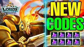 4 NEW UPDATE! LORDS MOBILE REDEEM CODES 2022//NEW CODES FOR LORDS MOBILE 2022)