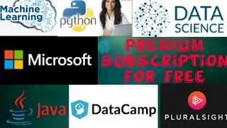 Data Camp, plural sight, linkedin premium subscriptions are free now via Microsoft