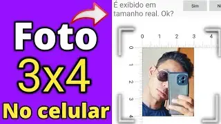 Como Tirar foto 3x4 pelo (Celular) rápido e fácil!
