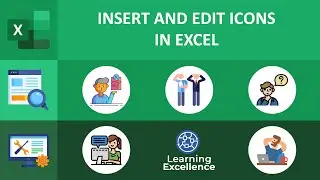 How To Insert and Edit Icons In Excel