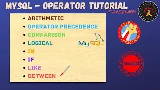 MySQL Operators | Complete MySQL Operators for beginners