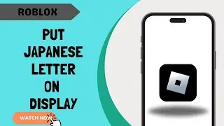 How To Put Japanese Letters On Roblox Display Name (2024)