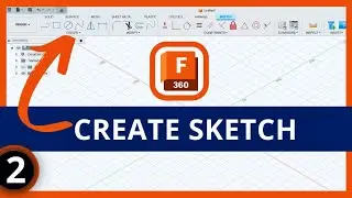 #2 Creating a Sketch for 3D Modeling | Fusion 360 |