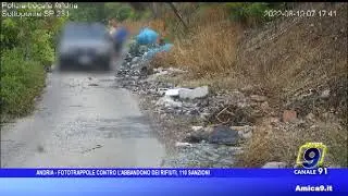 Andria - Fototrappole contro l'abbandono dei rifiuti, 110 sanzioni