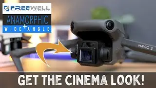 Freewell Anamorphic and Wide Angle Lenses for the DJI Mavic 3 Drone