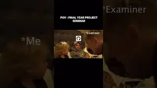 final year project seminar! 