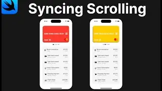 SwiftUI: Syncing Scrolling with List Expansion Effects - iOS 17