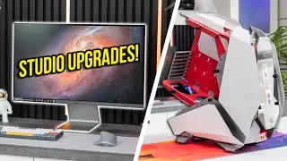Building our Custom PC Case + Studio Upgrades!