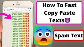 How To Fast Copy Paste Messages Texts On iOS or Android *Works on All Apps 2021