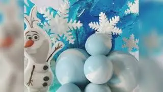 Торт на тему «Холодное сердце"