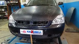 Lada Priora. замена передней панели. часть 1.
