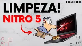 ADEUS 5 ANOS DE POEIRA - Limpeza e troca de pasta térmica NITRO 5