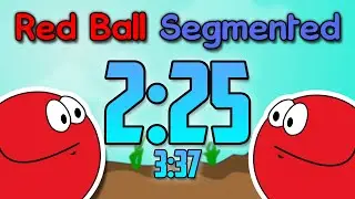 Red Ball Segmented Speedrun - 12 / 17 Levels in 