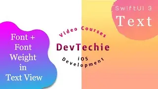 SwiftUI 3: Font And FontWeight Combined in Text View