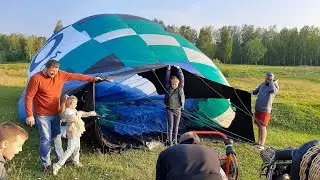 10 MINUTES AND READY TO FLY! How to inflate a BALLOON. Quick Launch Of The Balloon