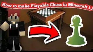 How to Make Playable Chess Table in Minecraft 1.2