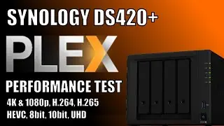 Synology DS420+ NAS 1080p & 4K Plex Test