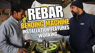 Rebar Bending Machine GW 42J - Installation, Features & Working