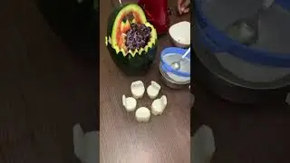 How to Make Watermelon Juice with Decoration #shorts