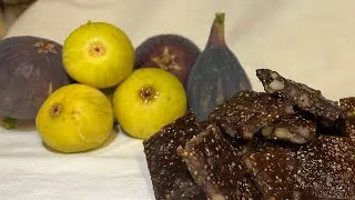 Пастила из инжира с ОРЕХАМИ, натуральным способом