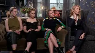 Saoirse Ronan & Eliza Scanlen & Florence Pugh & Laura Dern Raw Interview Little Women