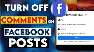 STOP Unwanted COMMENTS On Facebook Posts 2023? Disable Comments