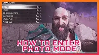 How to Enter Photo Mode in God of War Ragnarok TUTORIAL