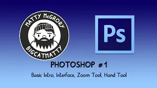 Adobe Photoshop Tutorial #1 - Introduction to workspace, New Files, Zooming