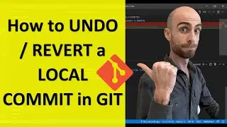 How to UNDO / REVERT a LOCAL COMMIT in GIT