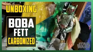 Unboxing Boba Fett Carbonized 40th ESB - Star Wars The Black Series - ElManolo97