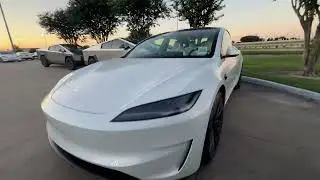 White On White 2024 Tesla Model 3 Performance, Better Than Ultra Red?