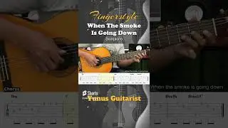When the Smoke Is Going Down - Scorpions - Fingerstyle Guitar Tutorial + TAB 