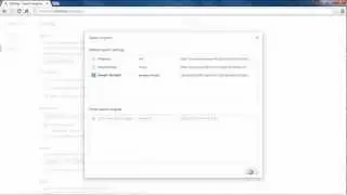 How to set the Default Search engine in Chrome