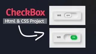 Custom Checkbox with On/OFF Button | Html and Css UI design | Preview