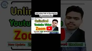 How to Zoom Youtube Video in Mobile | #youtube  | @TECHNICALMASTERSP   | Shashank Shekhar Pandey