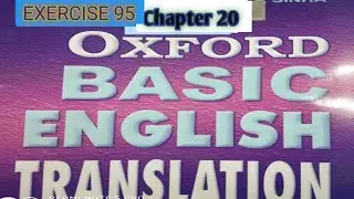 OXFORD basic English translation chapter 20 EXERCISE 95