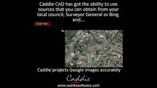 Survey to as-built building on site from GIS data sources with Caddie
