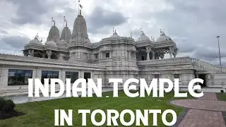 𝐕𝐢𝐬𝐢𝐭𝐢𝐧𝐠 𝐈𝐧𝐝𝐢𝐚𝐧 Hindu  𝐓𝐞𝐦𝐩𝐥𝐞 𝐧𝐞𝐚𝐫 𝐃𝐨𝐰𝐧𝐭𝐨𝐰𝐧 𝐓𝐨𝐫𝐨𝐧𝐭𝐨- BAPS Shri Swaminarayan Mandir