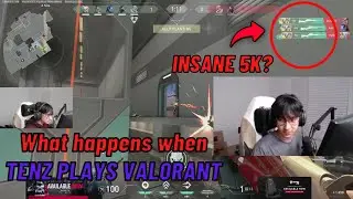 What happens when TENZ PLAYS VALORANT