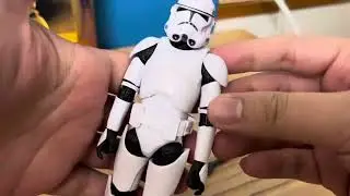 Star Wars action figure mail call black series phase 2 clone trooper