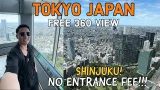 Tokyo Japan's FREE 360 VIEW in SHINJUKU! - 100% No Entrance Fee!