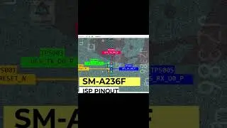 SAMSUNG SM-A236F UFS ISP Pinout for UFi Box & JTAG Box 