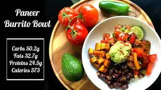 Paneer Taco Bowl | 573 Calories | 25g Proteins | Vegetarian Protein | Rice Recipe