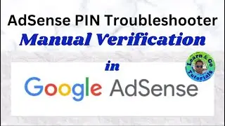 AdSense PIN Troubleshooter | Manual Verification in Google AdSense